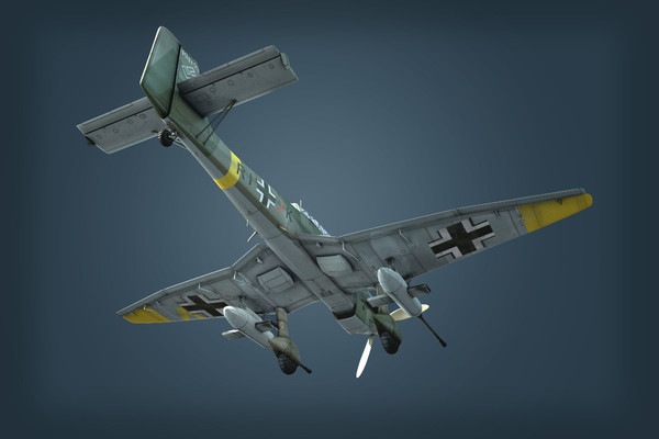 cinema4d stuka g2 87 - Ju 87G2 Stuka by Warag